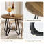 Round Metal Base Dining Table