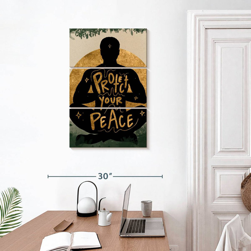 Tergel Protect Your Peace, 32" H x 20" W