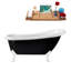 1549.4mm x 701mm Soaking Acrylic Bathtub-1237320411-1237320227