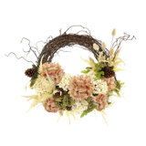 23" Queen Anne's Lace and Fern Wreath