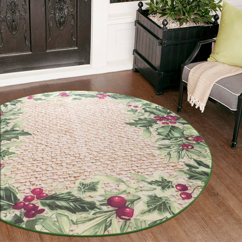 Tapis d'extérieur Jill Zarin, Rond 7 pi 10 po