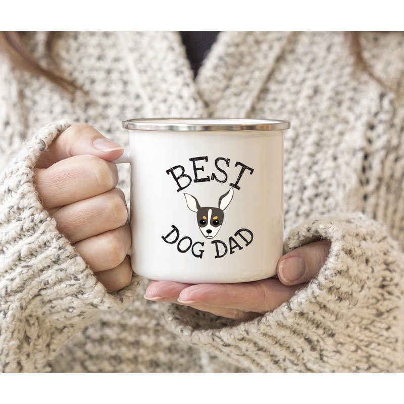 Grande tasse à café « Best Dog Dad », Chihuahua