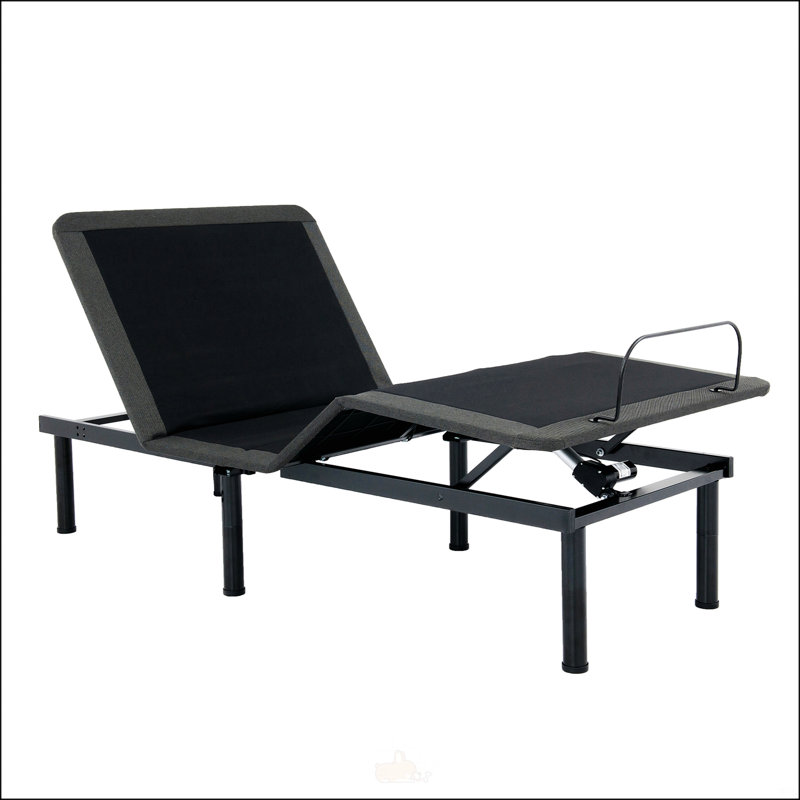 Structure de lit simple TG à assemblage rapide avec commandes à commande vocale, parfaite pour un confort personnalisé et une commodité moderne.