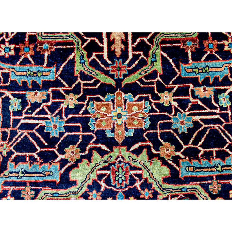 Wool Oriental Area Rug, Rectangle 9' x 12'