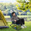 Chaise berçante extérieure pliable pour le camping