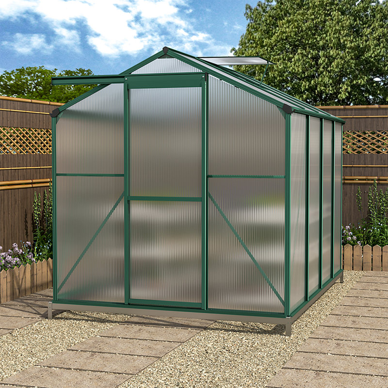 Edgecumbe 8.5 Ft W X 6.5 Ft D Hobby Greenhouse