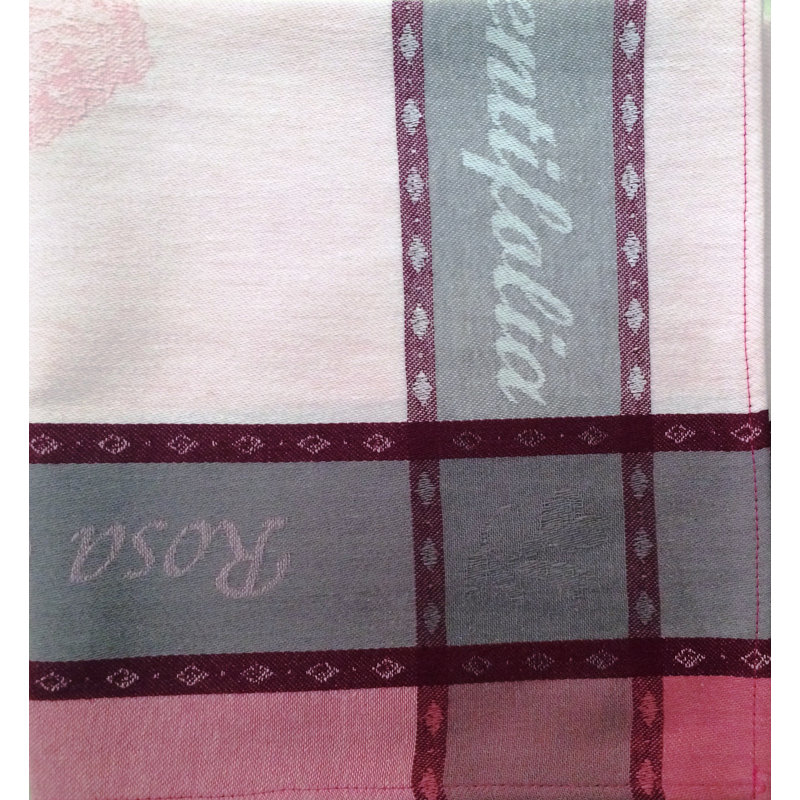 Rosa Cotton Floral Square Napkin