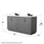 66 meuble-lavabo double avec plateau 66-92723751-92723752-97987001