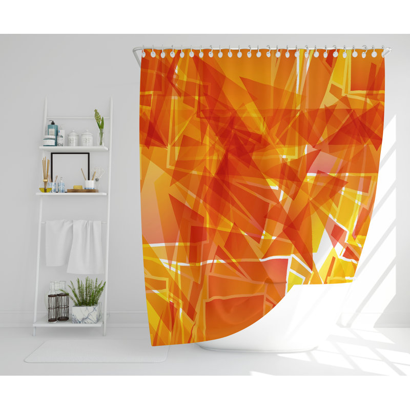 Weylyn Polyester Shower Curtain, 177cm H x 177cm W