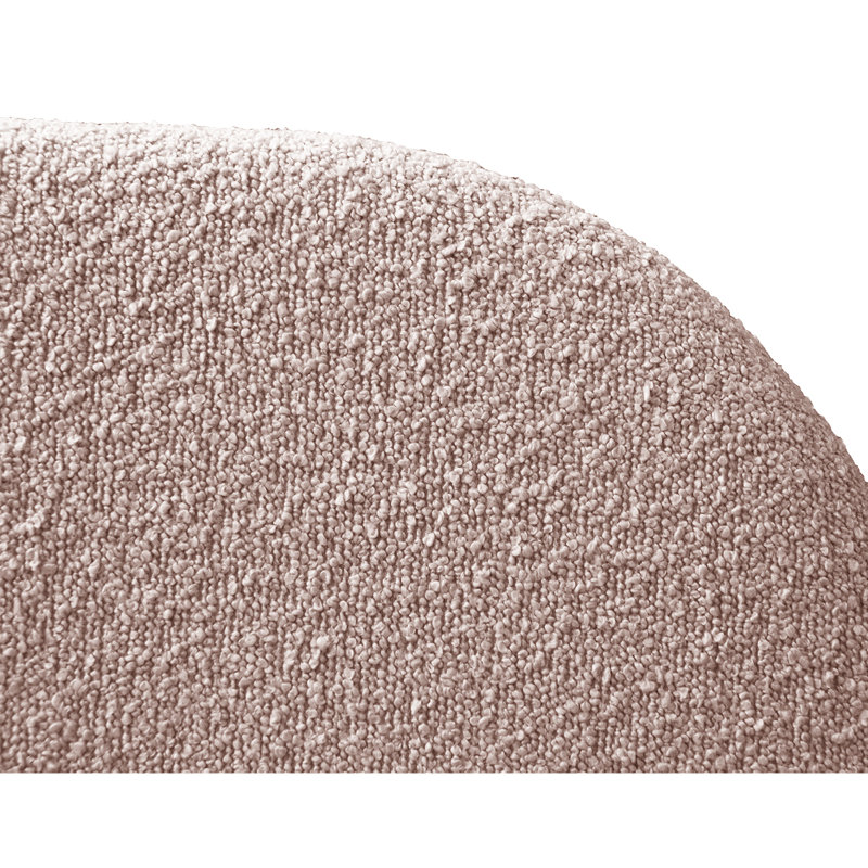 Upholstered Ottoman Bed, Powder Pink, European Single (90 x 200cm)