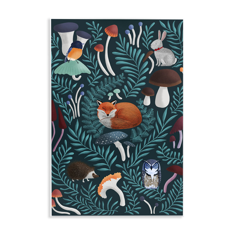 Plaque murale Woodwood Animals & Botanical, H 19 po x l 13 po