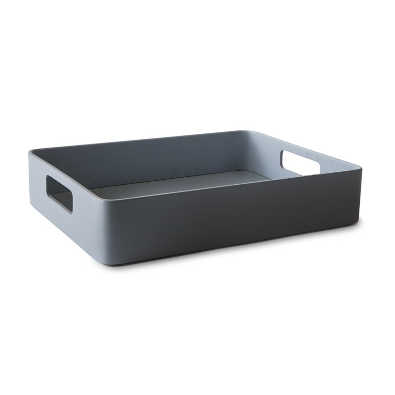 Wood Tray, Ash Grey