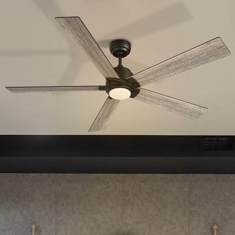 Ventilateur de plafond intelligent avec télécommande, ensemble d'éclairage, fonctionne avec l'assistant Google et Amazon Alexa, raccourci Siri.