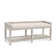 Banc de rangement en osier Glinda