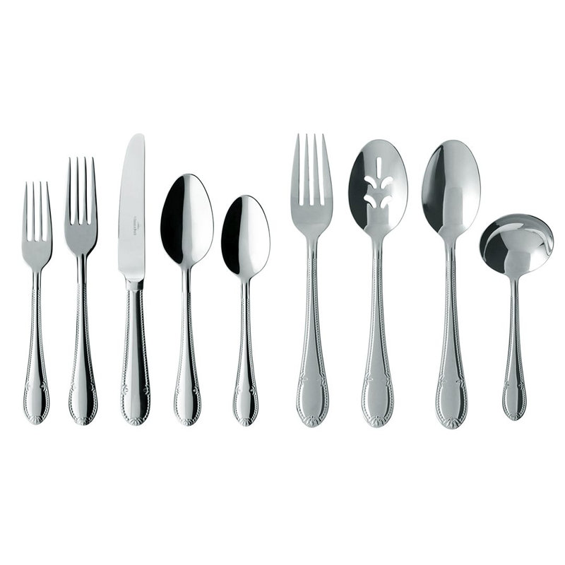 Villeroy & Boch Mademoiselle 64 Piece Flatware Set, Service for 12