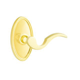 Cortina Wave/Drop Privacy (Bed & Bath) Door Lever with Oval Rosette