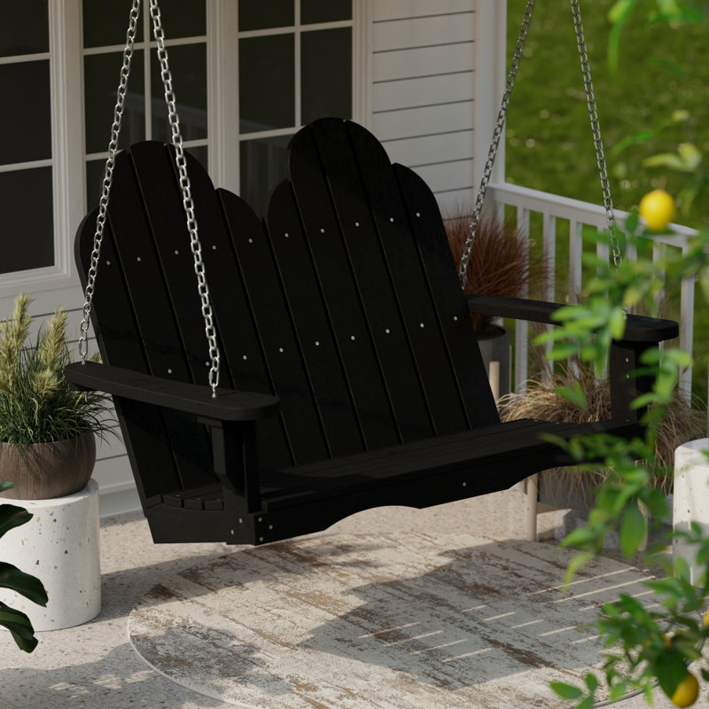 Balancelle classique Adirondack, Noir