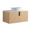 Meuble-lavabo 36 po avec lavabo en céramique-118764726