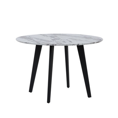 Reston Round Metal Base Dining Table