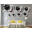 Reproduction d'art sur toile, reproduction nordique de style nordique, noir et blanc-1576910648