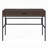 Oak and Black 1-Drawer Writing Desk with USB Port, Perfect for Modern Workspaces and Efficient Organization.