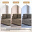 Upholstered Side Chair with Footstool-267339698
