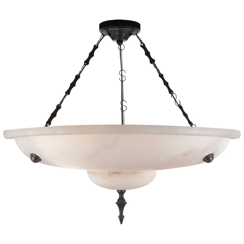 Charles 3 - Light Semi Flush Mount, 21.5" H x 14" W x 14" D