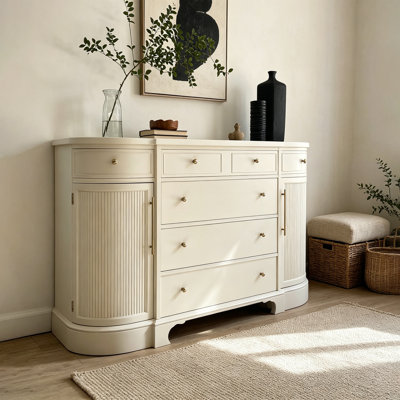 Modern large-capacity wooden sideboard