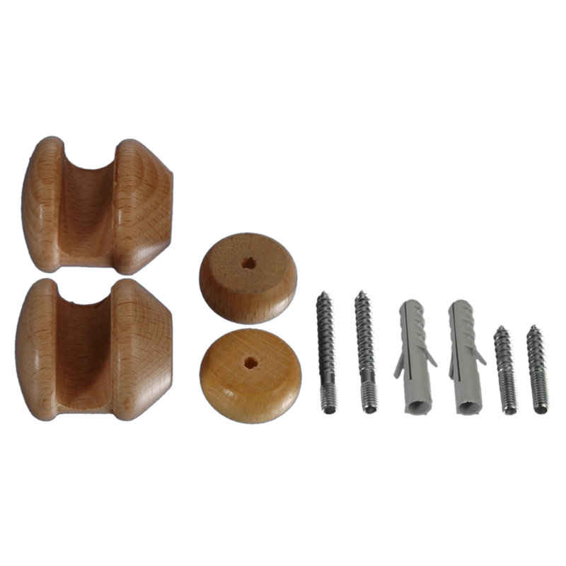 Arnecia End Bracket Set, Natural