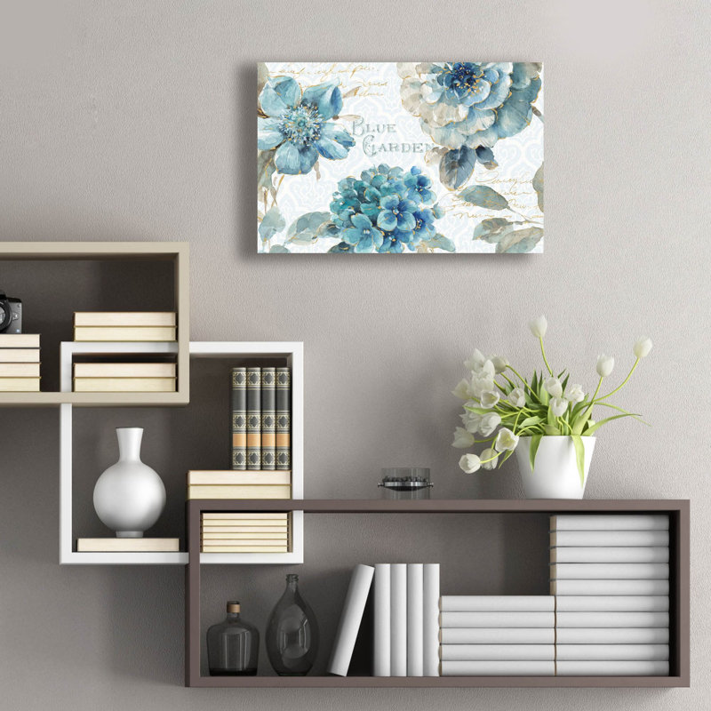 'Indigold I,' by Lisa Audit, Acrylic Glass Wall Art, 16" H x 24" W x 0.2" D