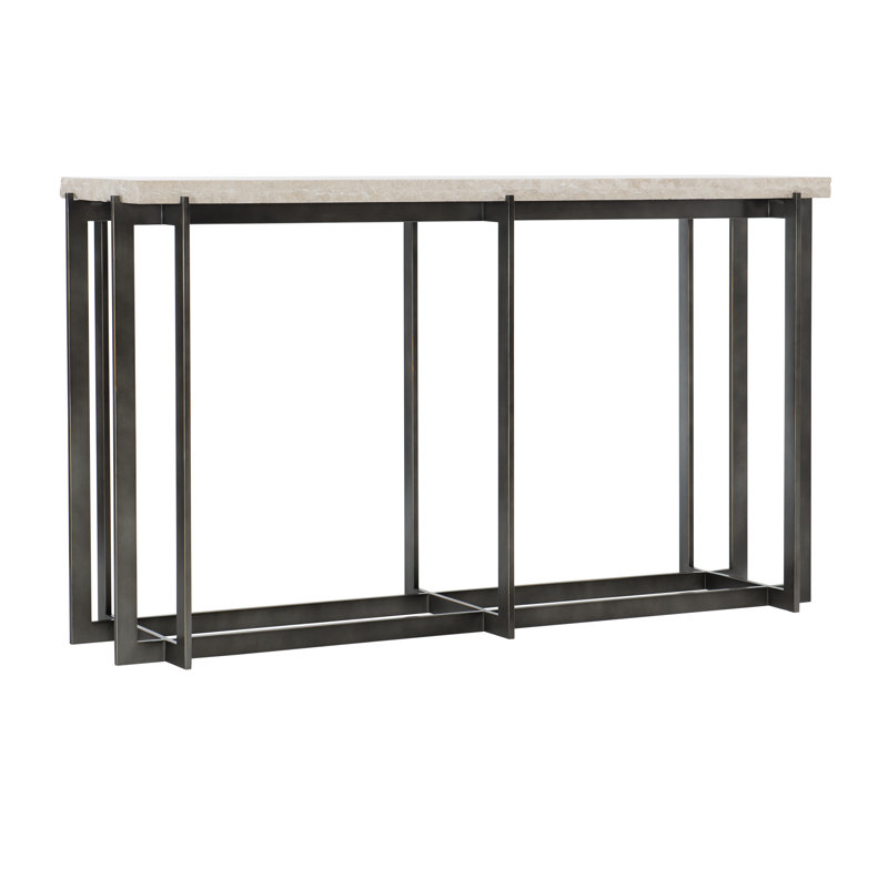 Hathaway 57.13'' Stone Top Console Table