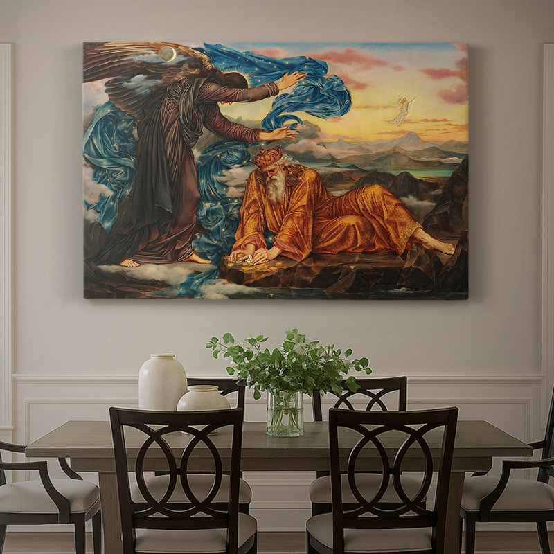 Terre - Evelyn De Morgan - Toile tendue avec châssis - 1897, 40 po x 60 po