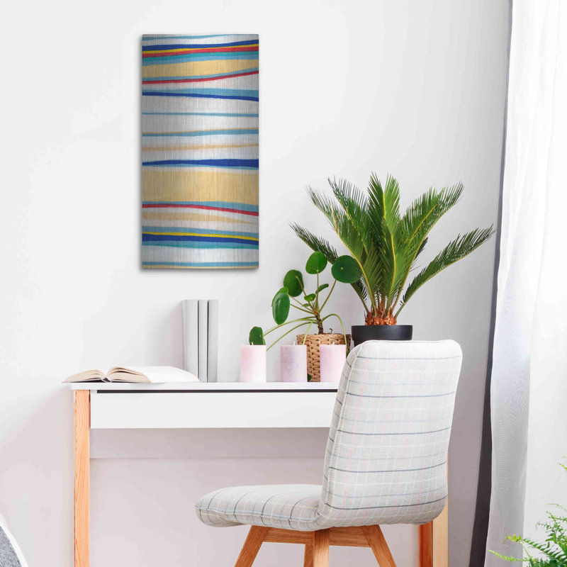 «Wavy Lines II» par Nikki Galapon, H 24 po x l 12 po