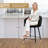 26" Swivel Upholstered Counter & Bar Stool with Metal Frame-2012528803