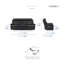 Canapé inclinable électrique en cuir fleur 86,5 po Kaniel-1411243094