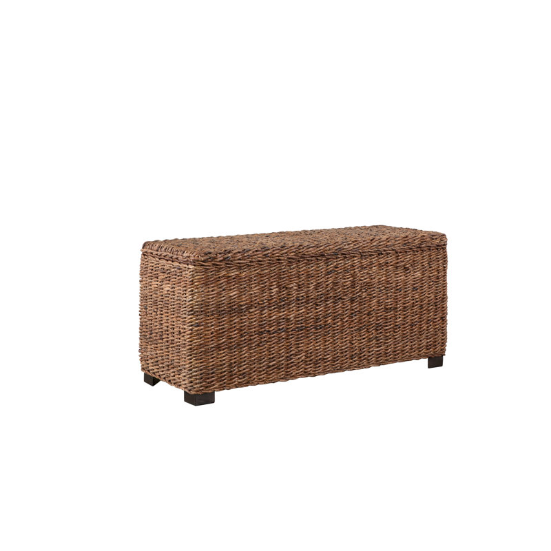 Banc de rangement Berndt, Brun