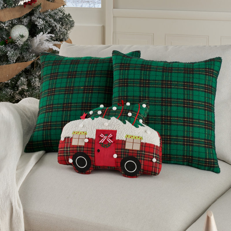 Mina Victory Holiday Pillow Sets 100% Polyester Reversible Throw Pillow set 3/3pcs