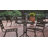 Amlie Square Tempered Glass Metal Table with Smooth Ripple Design Top-451083923-451080739