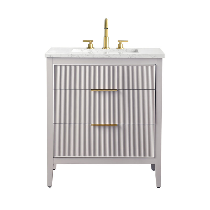 Emma 30" W Single Vanity, Taupe