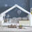 Twin Metal Canopy Bed Storage House Bed-955100069
