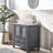 30''Grey Modern Freestanding Bathroom Vanity With Ceramic Top-277828242