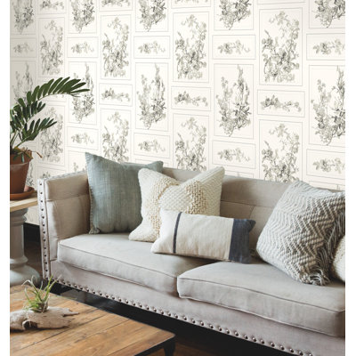 Magnolia The Magnolia Wallpaper | Wayfair