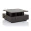 Table basse en bloc avec rangement Lonny