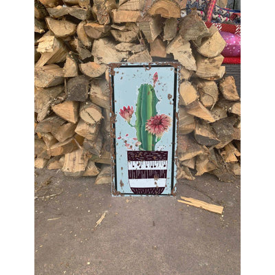 Cactus - No Frame Print on Metal