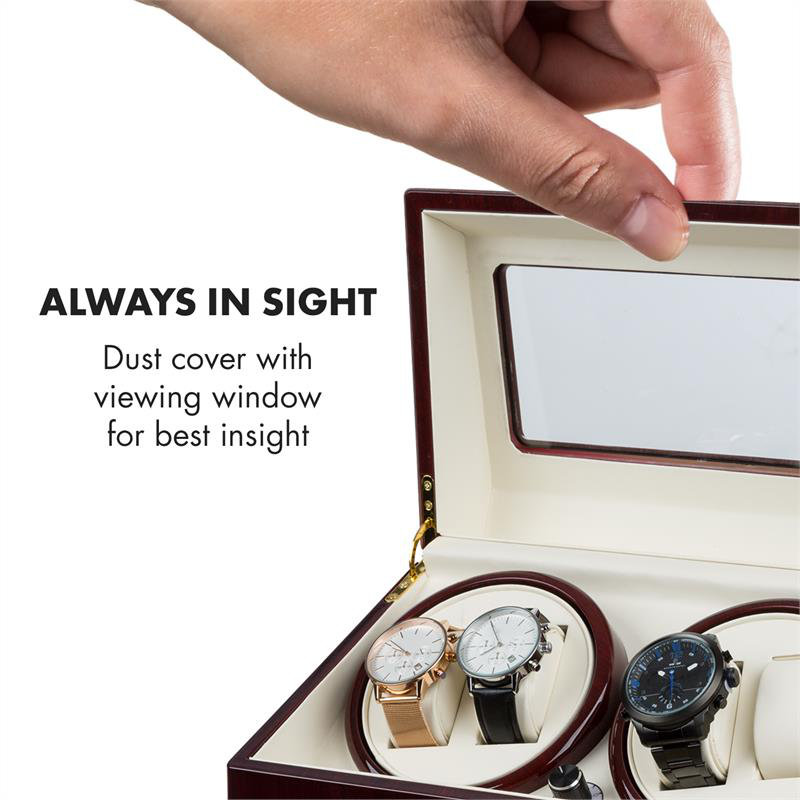 Wood Watch Box +, Brown