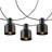 Walthall 120" Outdoor 10 - Bulb Standard String Light (End to End Connectable)
