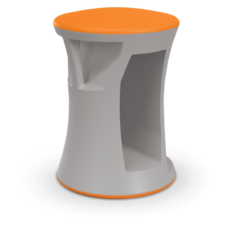 Tabouret de salle de classe 17 po Flipz, Orange