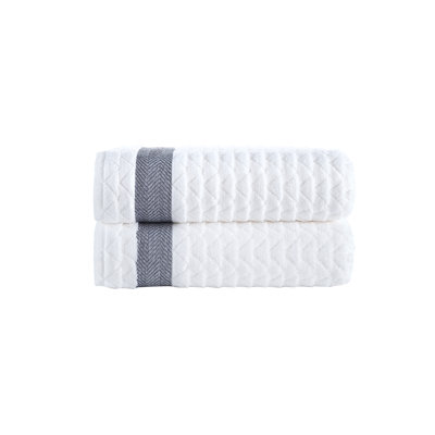 Turkish Cotton Plush Jacquard Bath Towel