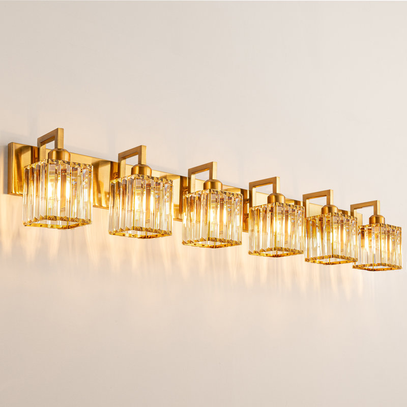 Kyneisha Vanity Light, Gold, 6 Lights