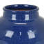Vase gingembre, dessus moucheté et émaillé, céramique bleue et brune de 10 po